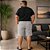 Bermuda Masculina Plus Size de Sarja Cinza- Hering - Imagem 4