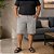 Bermuda Masculina Plus Size de Sarja Cinza- Hering - Imagem 3