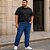 Calça Jeans Masculina Plus Size Reta Tradicional- Hering - Imagem 1
