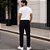 Calça Masculina de Sarja Jogger com Elástico na Cintura- Hering - Imagem 4