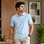 Camisa Polo Masculina Regular Manga Curta 2 Botões Hering - Imagem 1