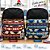 Mochila Escolar Republic Vix Estampa Étnica Bolso Frontal - Imagem 2