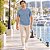 Camiseta Masculina Hering Azul Gola Redonda Básica - Imagem 2