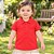 Camisa Polo Menina Vermelha- Malwee kids - Imagem 1