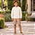 Conjunto Menino Carinhoso Camisa Manga Longa e Bermuda em Tricoline - Imagem 3