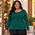 Blusa Manga Longa Plus Size em Viscose- Malwee - Imagem 3