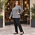 Blusa Feminina Plus Size Manga Longa Decote Redondo com Listras Laterais Malwee - Imagem 6