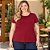 Blusa Manga Curta e Decote Redondo Plus Size em Algodão- Malwee - Imagem 2