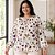 Blusa Feminina Plus Size Manga Longa Modelagem Ampla com Decote Vazado Malwee - Imagem 3