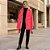 Trench Coat Juvenil Feminino Rosa Pink com Cinto em Alfaiataria – Tamanho 16 - Imagem 2