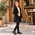 Cardigan Infantil Feminino Preto Alongado Felpudo com Bolsos – Malwee - Imagem 3