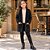 Cardigan Infantil Feminino Preto Alongado Felpudo com Bolsos – Malwee - Imagem 1
