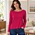 Blusa Feminina Manga Longa Decote Canoa em Viscose Stretch Malwee - Imagem 5