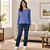 Blusa Feminina Manga Longa Decote Canoa em Viscose Stretch Malwee - Imagem 1