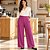 Calça Feminina Wide Leg Canelada com Bolsos Laterais e Cós Elástico Malwee - Imagem 6