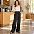 Calça Feminina Wide Leg Canelada com Bolsos Laterais e Cós Elástico Malwee - Imagem 10
