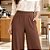 Calça Feminina Wide Leg Canelada com Bolsos Laterais e Cós Elástico Malwee - Imagem 11