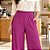 Calça Feminina Wide Leg Canelada com Bolsos Laterais e Cós Elástico Malwee - Imagem 4