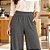 Calça Feminina Wide Leg Canelada com Bolsos Laterais e Cós Elástico Malwee - Imagem 2