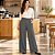 Calça Feminina Wide Leg Canelada com Bolsos Laterais e Cós Elástico Malwee - Imagem 7