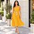 Vestido Midi Feminino Viscose com Forro e Cinto de Cordão Malwee - Imagem 9
