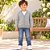 Cardigan Infantil Unissex Malwee Gola V com 6 Botões - Imagem 4