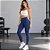 Calça Legging Feminina Fitness Cós Alto Relevo e Furos Laterais Selene - Imagem 1