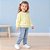 Blusa Infantil Malwee Kids Amarela Manga Longa com Ribana - Imagem 2