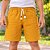 Bermuda Menino Bolsos Faca e Cós Elástico Verde ou Amarelo Carinhoso - Imagem 4