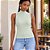 T-Shirt Musculosa Feminina Gola Alta em Ribana Canelada Hering - Imagem 5