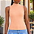 T-Shirt Musculosa Feminina Gola Alta em Ribana Canelada Hering - Imagem 4