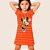 Vestido Manga Curta Listrado Minnie D80104 Disney - Imagem 1