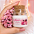 Mini Vela Aromática Lembrancinha Outubro Rosa + Saquinho Organza - Imagem 1