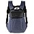 Mochila Antifurto Tonin com USB Modelo 1980 Preto e Azul - Imagem 3