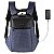 Mochila Antifurto Tonin com USB Modelo 1980 Preto e Azul - Imagem 1
