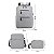 Kit Mochila Slim Executiva para Notebook - Ideal para Escola e Faculdade - Imagem 3