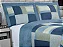 Cobre-leito Casal Ultrasonic Bouti Seatle Indigo + 2 Porta-Travesseiros - Imagem 2