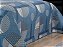 Kit: 1 Cobre-leito Casal Bouti de Microfibra Estampada + 2 Porta-travesseiros Azul - Imagem 4