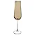 Jogo com 6 Taças para Champanhe em Cristal Bohemia Ardea Bege Imperial 220ml - Imagem 1