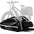 Bolsa Para Bateria Bike Elétrica 40L Impermeável Bagageiro Traseiro - Imagem 1