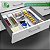 Kit 10 Organizadores Modulares para Gaveta em Acrílico Multiuso - Imagem 4