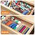 Kit 10 Organizadores Modulares para Gaveta em Acrílico Multiuso - Imagem 3