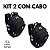 Kit 2 Mochilas Viagem Impermeável Reforçada - Imagem 1