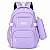 Mochila Escolar Impermeável Bolsa Grande Reforçada Notebook - Imagem 1
