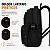 Mochila Bolsa Escolar Reforçada Grande Impermeável Notebook Preto - Imagem 4