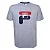 Camiseta Masculina Fila Floating Box – Cinza G - Imagem 1