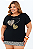 TSHIRT VISCOLYCRA PLUS SIZE - 3 CORAÇÕES PRETA - Imagem 1