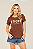 TSHIRT VISCOLYCRA SLIM - LOVE MARROM - Imagem 2