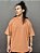 Camiseta Nipe Oversized Basic Malha Especial Brown - Imagem 1