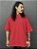 Camiseta Nipe Oversized Basic Malha Especial Red - Imagem 1